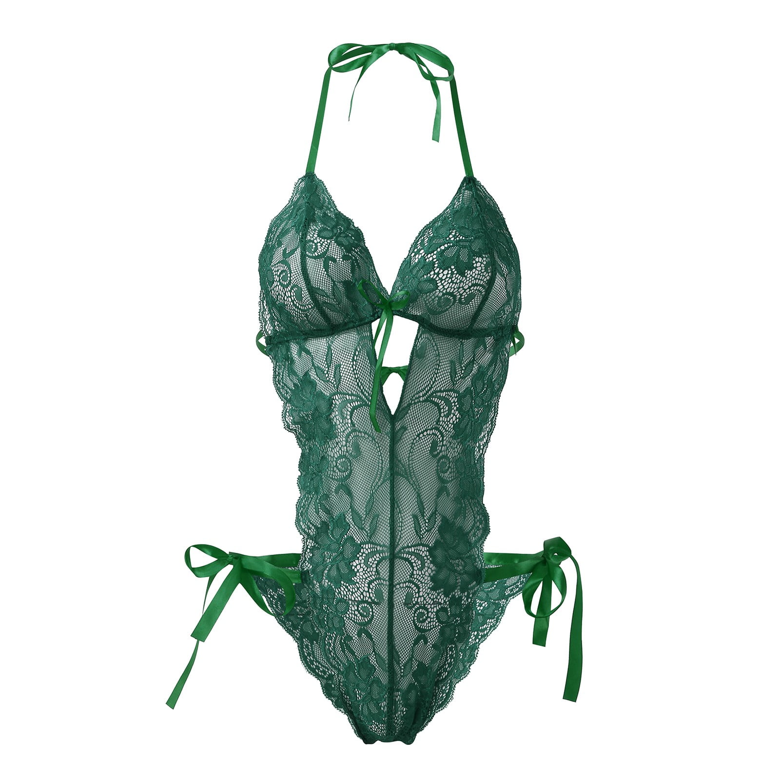 Women's Underwear2025ï¼Bodysuit for Women Floral Lace Mesh Tight Rimless Strap Fashion Underwear for Curvy Women