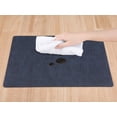 thumbnail image 3 of Unique Bargains Faux Leather Table Placemats for Kitchen Dining Table Light Dark Blue, 3 of 7