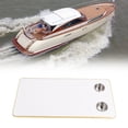 thumbnail image 1 of RV Wood Table Top Removable Table, Boat Table Top with 2 Cup Holders, Replacement Desktop Panel, RV Rectangular Tabletop for Caravan Marine Boat Yacht Rectangle, 31.49x15.74in, 1 of 7
