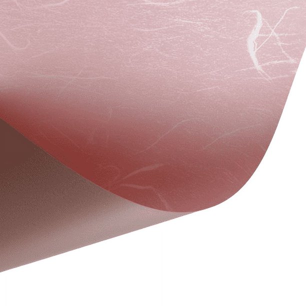 Zhuge Papel de embalaje para caja de regalo, papel de embalaje de flores impermeable de dos colores y doble cara con tinta de nube bañada en oro (rosa claro)