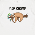 thumbnail image 4 of Inktastic Nap Champ Cute Sleeping Sloth Boys or Girls Baby T-Shirt, 4 of 5