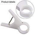 thumbnail image 4 of 50 Pcs Clips de Fixation Réutilisables pour Support de Plantes Grimpantes de Jardin Extérieur pour Tomate Vigne 18mm Blanc, 4 of 9