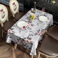 thumbnail image 2 of Pioneer Flower Floral Print Pattern Rectangle Tablecloth 60"x120",Waterproof Polyester Rectangle Table Cloth, Wipeable Spillproof Polyester Tablecloth for Dining, Camping, Indoor and Outdoor, 2 of 6