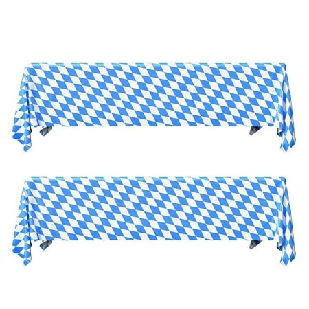 

2Pcs Oktoberfest Tablecloth Bavarian Decoration Oktoberfest Decoration Party Bavarian Table Decor Bavaria Tablecloth