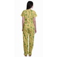 thumbnail image 4 of Moomaya Womens Printed Tee and Pajama Set PJs,Short Sleeve Sleepwear Nightwear Loungewear S-XXL, 4 of 7