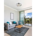 thumbnail image 3 of CWI Lighting Bloome 6 Light Contemporary Metal Bowl Flush Mount in Chrome, 3 of 3