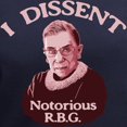 thumbnail image 3 of CafePress - Notorious RBG P Women's V Neck Dark T Shirt - Women's V-Neck Dark T-Shirt, 3 of 4