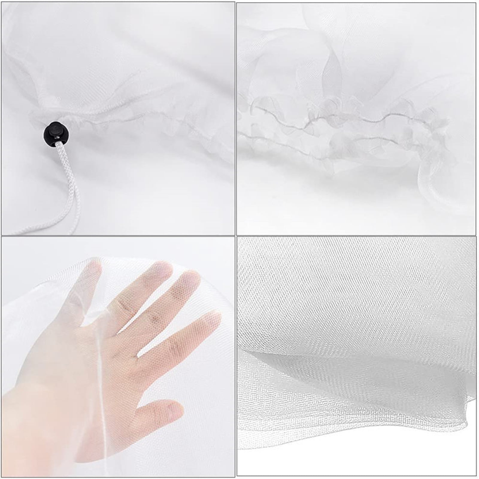 2 Pc Bird Netting for Garden Row Covers for Garden 72X80 in Durable Mesh Netting Outdoor Crop Protection