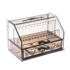 thumbnail image 1 of Boîte de Rangement Transparente pour Bijoux, Support de Rangement en Plastique Acrylique, Conteneur Cosmétique Multifonction pour Soins de la Peau, 1 of 1