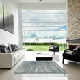 thumbnail image 7 of Ahgly Company Machine Washable Indoor Square Traditional Slate Granite Gray Area Rugs, 6' Square, 7 of 7