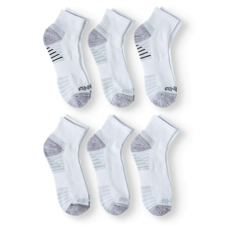 Men‘s Pro Platinum Quarter Cut Socks, 6 Pack