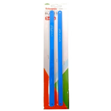 Hacksaw Blade Replacements 5 Piece Designed to Cut Metal, Pipe, Hard Woods Fit Most Standard Adjustable Frame Hacksaws