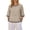 A1_Beige, variant on Womens Boho Embroidered Linen Blouse 3/4 Sleeve Crew Neck Boho Top Loose Fit Casual Vintage Embroidered Blouse Summer Plus Size Ethnic Embroidery Tunic Shirts Lightweight T Shirts Beige L