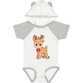 thumbnail image 3 of Inktastic Cute Christmas Reindeer with Christmas Lights Boys or Girls Baby Bodysuit, 3 of 5