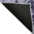 thumbnail image 3 of Addison Rugs Chantille Indoor/Outdoor Transitional Circles Purple Washable Round Rug, 8' x 8', 3 of 6