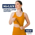 thumbnail image 2 of Nirlon U Tank Top Sports Bra - Nirlux Womens Tops & Sports Bras for Women - Light Cups, Scoop Neck Workout Tops for Women (Marigold, 4), 2 of 6