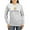 Ash Gray, variant on CafePress - Delta Tau Delta Full Color Stacked Signature Long Sleeve T Shirt - Women's Long Sleeve Graphic Casual T-Shirt