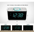 Emerson SmartSet 15W Wireless Ultra Fast Charging, Dual Alarm Clock