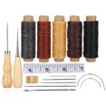 thumbnail image 3 of Ymiko Leather Hand Sewing Tool, Leather Tool Kit Leather Stitching Tool, Leather Tool Supplies For Sewing Leather Household Leather Kit, 3 of 8