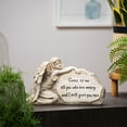 thumbnail image 3 of Northlight Come to Me Inspirational Angel Garden Stone Statue - 11.5", 3 of 8