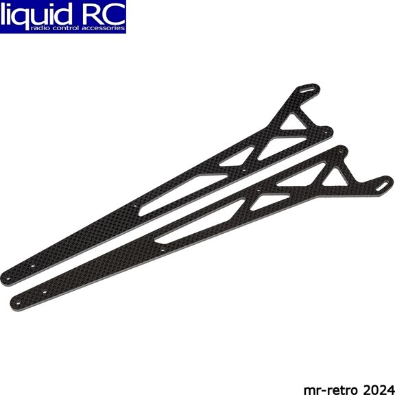 Associated 72085 Dr10m Ft Wheelie Bar Arms Carbon Fiber