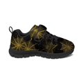 thumbnail image 2 of Pointodoor Yellow Spider Cobweb Shoes for Kids Size 11.5 Casual Knitted Halloween Sneakers for Boys Girls Sport Athletic Shoes Anti Slip Breathable Lightweight Single Buckle Sneaker, 2 of 7