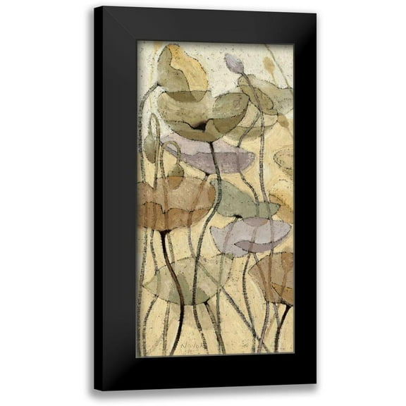 Novak, Shirley 9x14 Black Modern Framed Museum Art Print Titled - Fluidity II