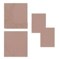 thumbnail image 5 of Modern Threads 4-Piece Solid Rose Microfiber Bed Sheet Set, Queen, 5 of 10