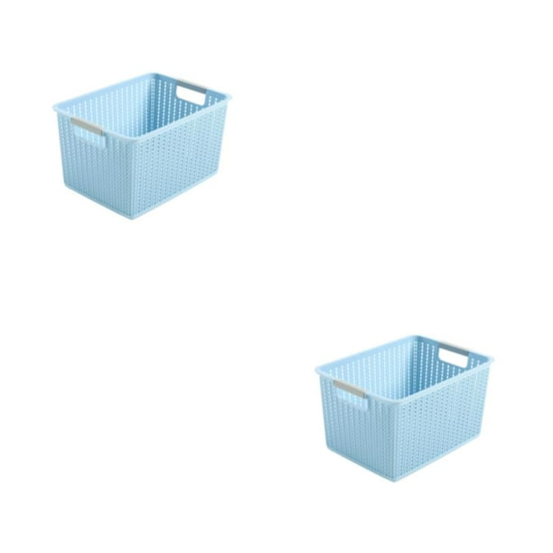 Cesta organizadora de ratán Toystoory 2Conjunto azul METRO
