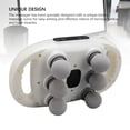 thumbnail image 3 of Back and Neck Massager, Portable Shiatsu All Body Massage Pillow with Heat, Targets Upper and Lower Back, Neck and Shoulders. 9 Modes 6 Head High Frequency Vibration, 3 of 7