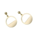 thumbnail image 3 of JewelStop 14k Yellow Gold 20.5x13.7mm Polished Post Drop Earrings with Push Back Clasp, 3 of 5