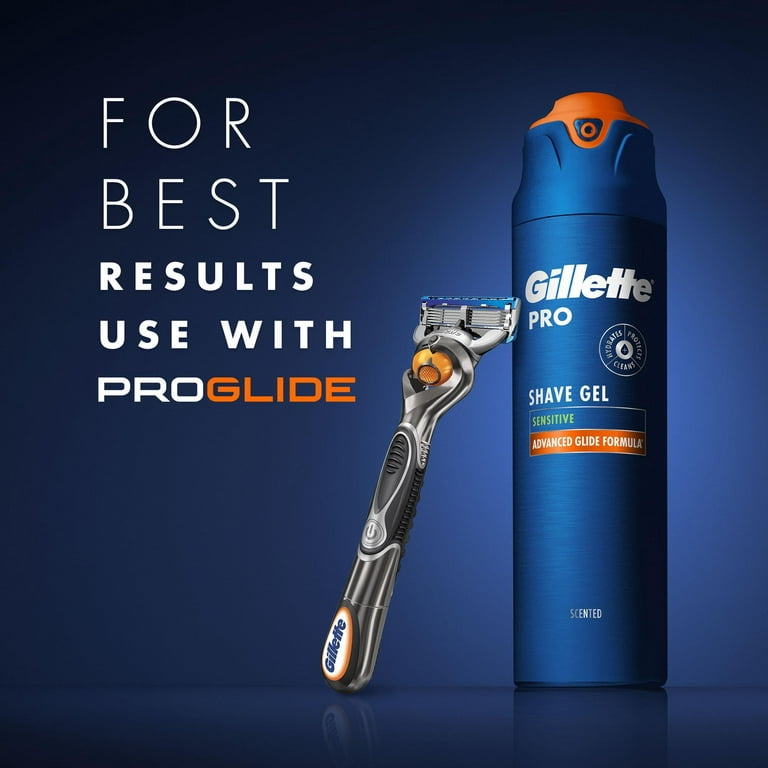 Gillette Pro Shave Gel, Sensitive - 198 g