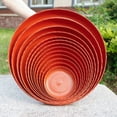 thumbnail image 4 of 6Pcs  Plant Pots Flowerpots Plate Board Tray Saucer Planter Reusable Fleshiness Base Home Garden Durable Plastic, 4 of 14