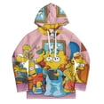 thumbnail image 3 of Simpsons Kid Hoodies Boys Girls 3D Graphic Sweatshirt Long Sleeve Pullover Hoodie Casual Hooded Sweater Coat XL, 3 of 6