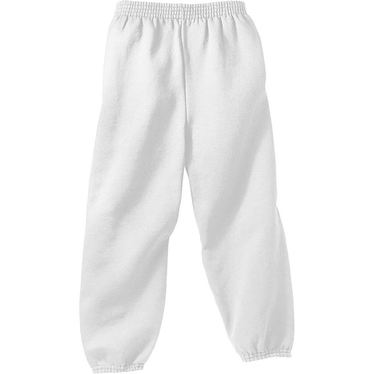 Youth Sweatpant, Color: White, Size: Small : : Clothing, Shoes &  Accessories