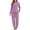 Purple, variant on MEICHEN Pajamas Set for Women Women's Pajamas Winter Soft Fleece Warm Pajamas Set Pajamas Flannel Women's Loungewear