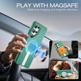 thumbnail image 6 of ExoGuard for Samsung Galaxy S25 Ultra Case, Adjustable Metal Kickstand, Soft Skin-Friendly Silicone Cover, Anti-Scratch Microfiber Lining - Teal, 6 of 7