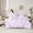 Purple 06, variant on Feelyou Cartoon Cute Bow Twin Bedding Sets 7-Piece for Kid, Purple Princess Ribbon Bedding Comforter Set, Stripes Geometric Reversible Sheet Sets, Ultra Soft Home Decor