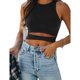 thumbnail image 3 of Camisetas sin mangas para mujer, camisetas sin mangas para mujer Camisetas sin mangas de verano Camisetas sin mangas para mujer Elegantes y modernas, 3 of 4
