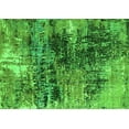 thumbnail image 1 of Ahgly Company Indoor Rectangle Oriental Green Industrial Area Rugs, 6' x 9', 1 of 4
