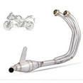 thumbnail image 2 of Motorcycle Exhaust Pipe Modified Full Systems Front Middle Link Pipe Parts For Yamaha YZF R3 R25 MT03 2015-2022, 2 of 4