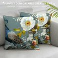 thumbnail image 3 of Orinice Bird Flower Vase Graphic Decorative Cushion Throw Pillow Cover Square for Home Couch Living Room Sofa Bedroom - 1PC 20x20in, 3 of 5
