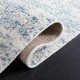 thumbnail image 5 of SAFAVIEH Berber Shag Torvald Abstract Area Rug, Ivory/Light Aqua, 5'5" x 7'7", 5 of 10