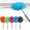 Blue, variant on Ceiling Fan Duster with Extendable Pole Electrostatic Microfiber Head for High Reach Cleaning of Fans Blinds Furniture and Hard to Reach Areas 30 Inch Gray