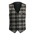 thumbnail image 2 of Cloudstyle Men's Two-button Single-breasted Suit Three-piece Set, 2 of 12