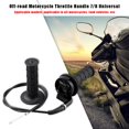 thumbnail image 4 of Acelerador motocicleta venta caliente transfronteriza 7/8 universal 110-250CC con empuñadura aceleración cable acelerador MB-MH028-BK, 4 of 9