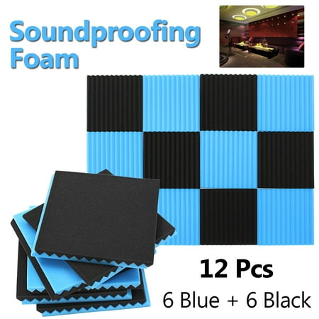 Acoustic Mix - 12/24/48/72/96 Pcs Acoustic Panels Studio Soundproofing Foam Wedges 12