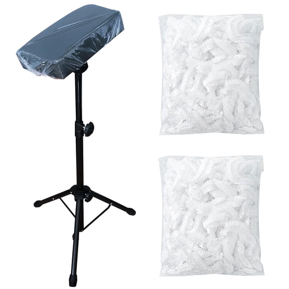 Disposable Tattoo Arm Rest Tray Liner,Tattoo Arm Rest Stand Cover,Tattoo Armrest Stand Protective Cover with Elastic, Easy to Use for Most Tattoo Trays