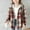 Brown#2, variant on IVEYRTF Children Boys Girls Plaid Hooded Jacket Button Front Fleece-Lined Fall Winter Casual Warm Coat Style Outerwear for Kids 4-15 Years(Brown#2,6-7 Years)