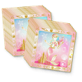 thumbnail image 4 of Gold Mermaid Princess Birthday Party Supplies Set Plates Napkins Cups Tableware Kit for 16, 4 of 7